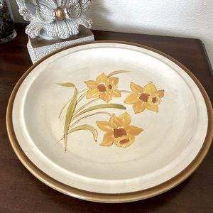 ANDRE PONCHE DESIGNER Jonquil MCM 10.75” dinner plate EUC